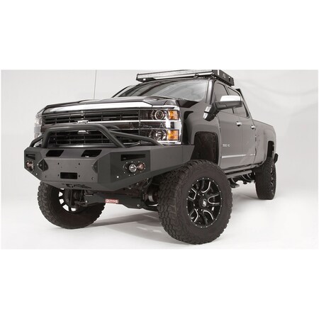 Fab Fours 15-C SILVERADO 2500/3500 SENSOR WINCH BUMPER W/ PRE-RUNNER GUARD MATTE CH14-C3052-1